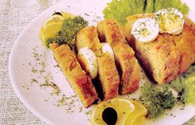 Запеченный рыбный рулет