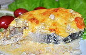 Запеченная горбуша