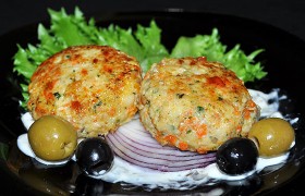 Рыбные биточки (без хлеба)