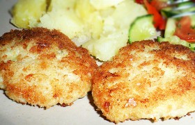 Рыбные котлеты из минтая, хека, трески