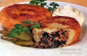 Зразы рыбные с черносливом