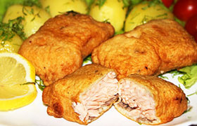 Горбуша в кляре