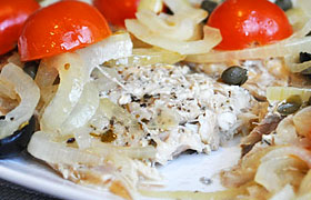 Запеченная скумбрия в фольге