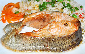 Форель, запеченная в духовке