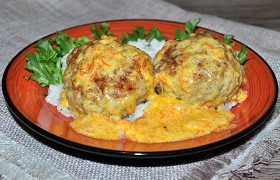 Биточки в молочном соусе