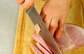 Бутербродные (слоеные) тортики с окороком - фото №2