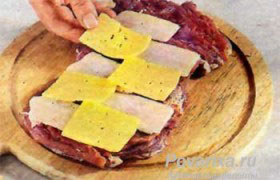 Рулет из телятины праздничный - фото №4