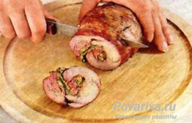 Рулет из телятины праздничный - фото №6